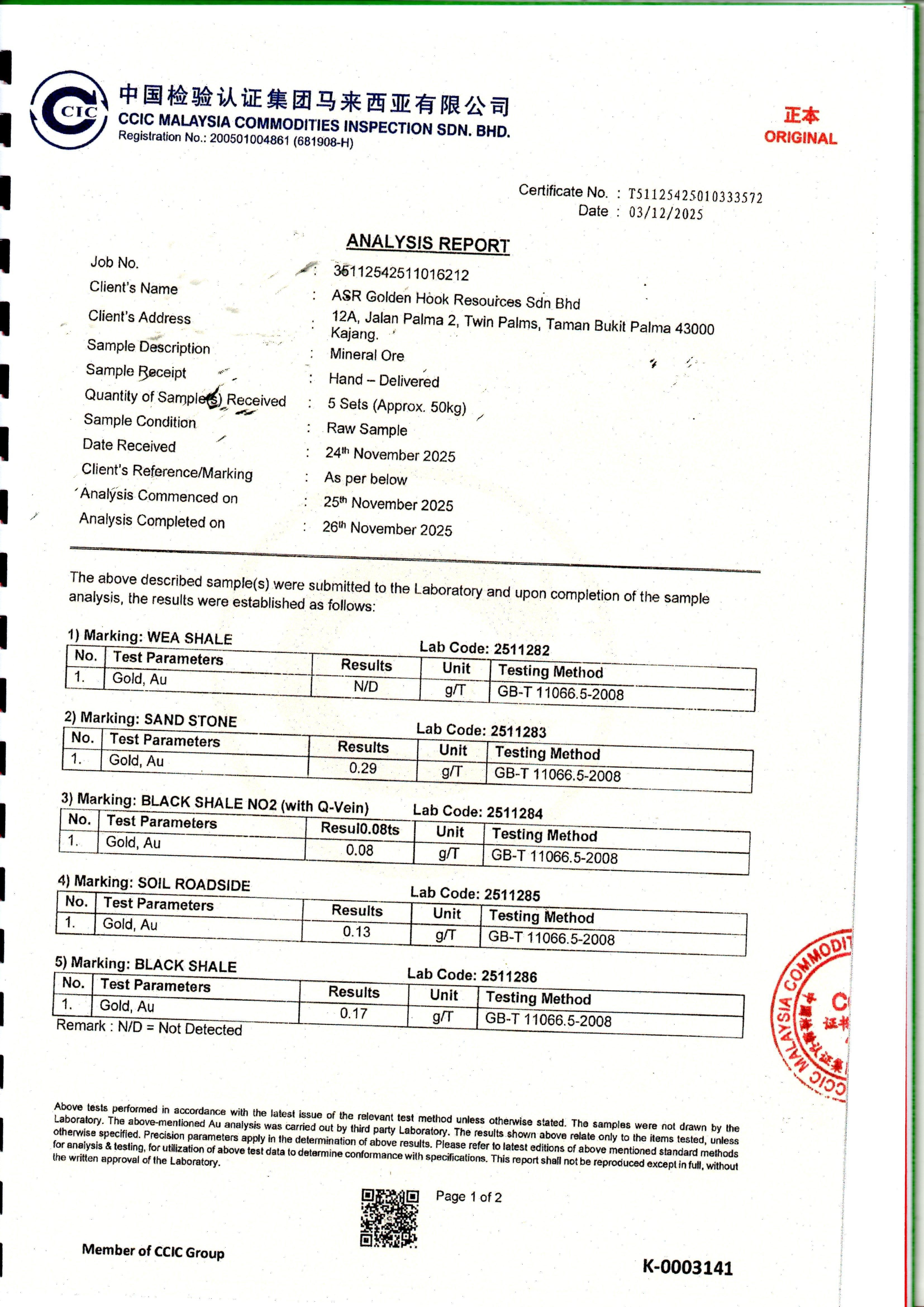 China inspection report page 2